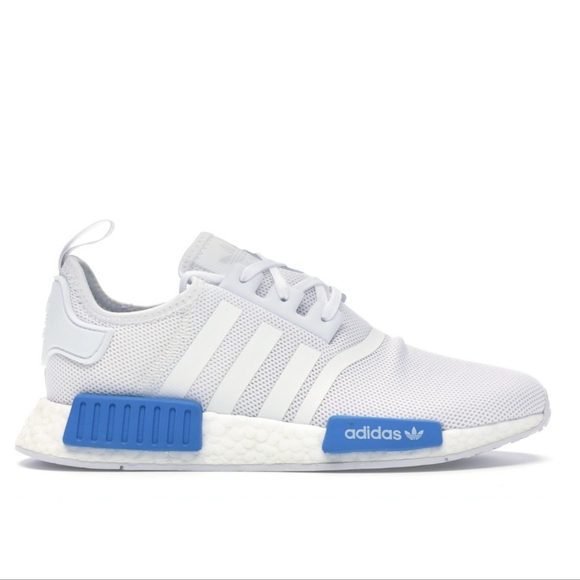 adidas Other - Adidas NMD R1 Cloud White Bright Blue Tennis Shoes